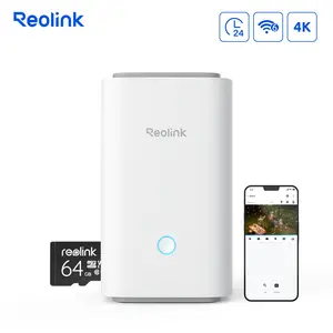 Reolink Home Hub Wireless Security Center - Encrypted Local Storage, 64GB SD Card, Multi-Device Management, Privacy Protection, Supports Up to 8 Cameras, No Monthly Fees, Outdoor CCTV System