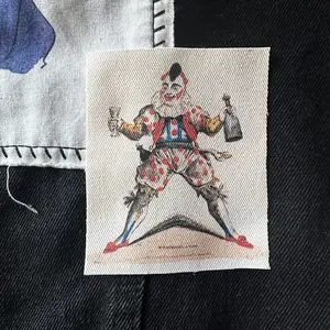 Clown Fabric Sew On Grimaldi Patch
