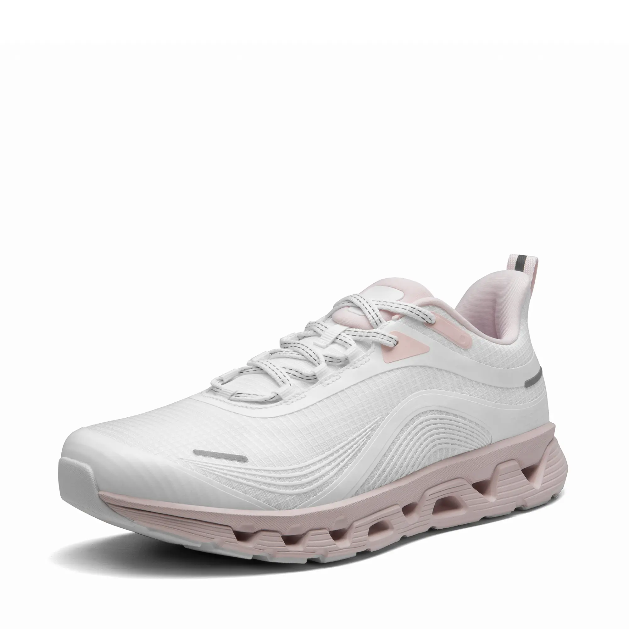 NORTIV 8 Women's Casual Sneakers, Lightweight Cushioned Flat Walking Shoes with Shock-Absorbing Stability and Breathable Lycra