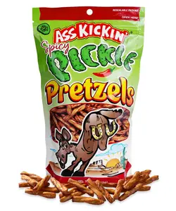 Spicy Pickle Pretzels