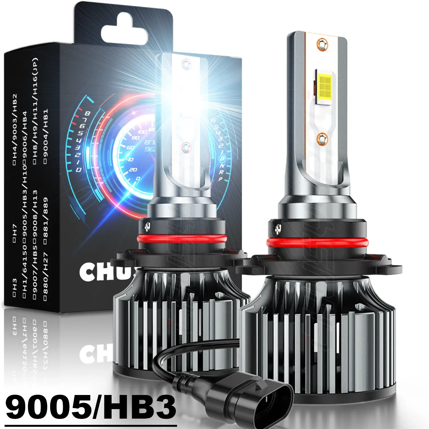 For Dodge Charger 2016 2017 2018 2019 2020 2021 2X 6000K White 9005 LED Headlight Bulbs Hi/Low Beam Safety Upgrade Super Bright Led