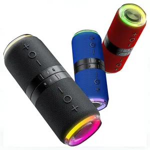 Bluetooth Speaker, Portable Wireless Speakers, Waterproof IPX4 Speaker, TWS Pairing Stereo, Long Playtime for Home, Travel Audio Compact