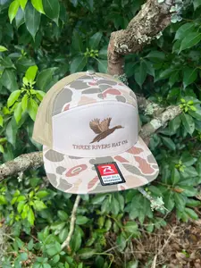 Classic Flying Mallard - Flatbill Snapback - Richardson 168P Duck Camo