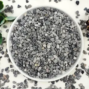 2LB Succulent and Cactus Gravel Pebbles, 1/5 Inch Natural Decorative Polished Stones, River Rocks for Plants, Vases, Aquariums, Terrarium and Outdoor Gardening,Grey
