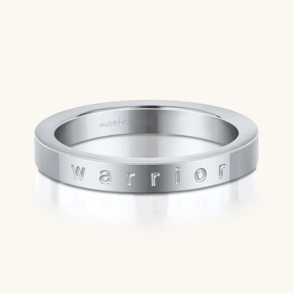 Warrior - Fidget Ring Necklace