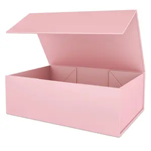 Pink Gift Box with Magnetic Closure Luxury Packaging for Bridesmaid Birthday & Wedding Gifts Reusable Elegant Keepsake Box