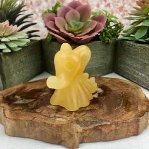 ORANGE CALCITE ZERO CARVING - THE NIGHTMARE BEFORE CHRISTMAS
