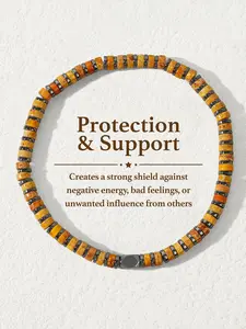 Handmade Beaded Bracelet, Fashion Vintage Jewelry, Unisex Daily Wear Accessory, Meditation and Energy Healing, Perfect Gift