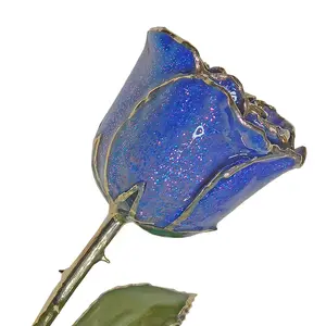 Silver Forever Rose - Tanzanite (December Birthstone)