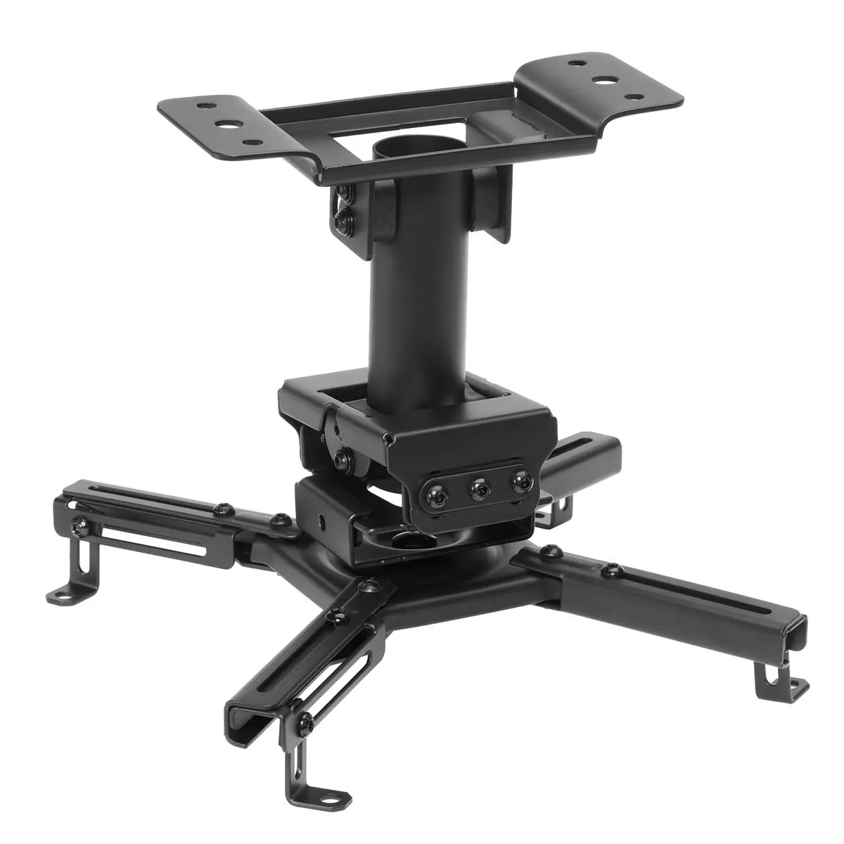 H&A Universal Projector Ceiling Mount, Black Room Accessories for Audio & Video Setup