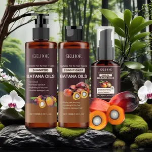Batan Hair Care Set Shampoo Deep Nourishing Conditioner Oil, Natural Ingredients, Hydrating, Hydrate, Nourishing Repair Dry Frizzy Hair, Moisturizing Smoothness, Moisturizer, Moisture, Sleek Hair Treatment, Haircare