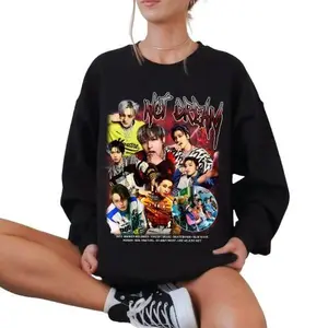 Nct Dream Inspired Sweatshirts And Shirts Featuring Mark, Renjun, Haechan, Chanle, Jeno, And Jaemin Sweater Cotton Fit