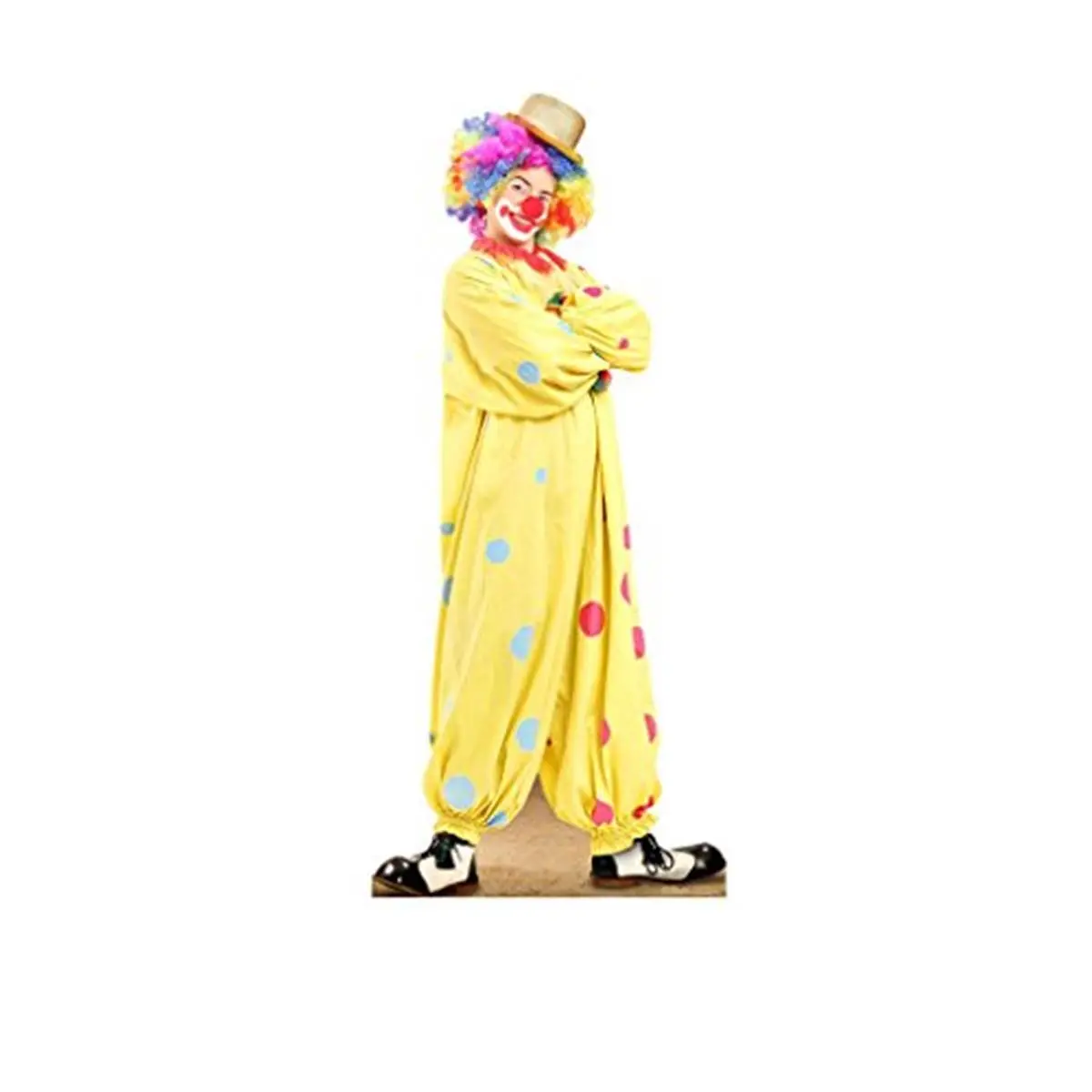 Advanced Graphics 2692 Corrugated Cardboard Circus Clown Decorative Sticker, 32x73 in, Wall Decor - Room Decorations, Living Room Decorations