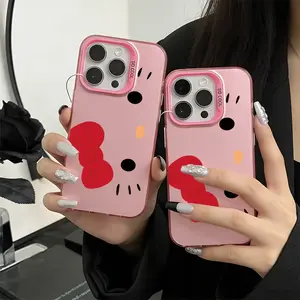 2026 New Cartoon Hellos Kittys Phone Case Suitable for iPhone 17 16e 16 15 14 13 12 11 Mini Pro Max Air X XR XSMAX 8 7 Plus Anti Fall Protection Matte Back Cover