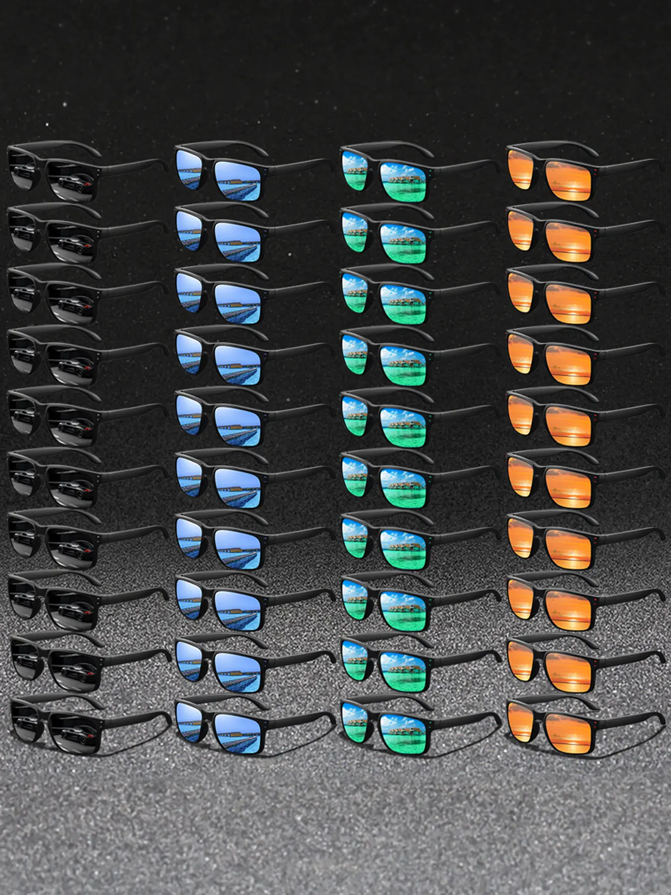 40 pcs retro metal rivet decorated glasses,suitable for both men and women,offering multiple color options.nose pad adopt rubber material,comfortable fit design,suitable for casual and fashionable styling,both daily wear ﻿