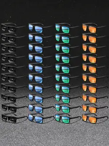 40 pairs of the latest sports sunglasses, offering various color options suitable for different occasions, featuring high-quality UV400 protection to safeguard eye health, designed by brand designers to showcase luxury taste.