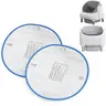 FUMOI 2-Pack Backup Universal Replacement Liner for Automatic Litter Box, 14.96in x 11.81in, Waterproof Leak-Proof PP Coating, White-Blue, Easy Cleanup & Maintenance, Floor Safe, Durable Replacement Liners #TikTokShopFallDealsForYou