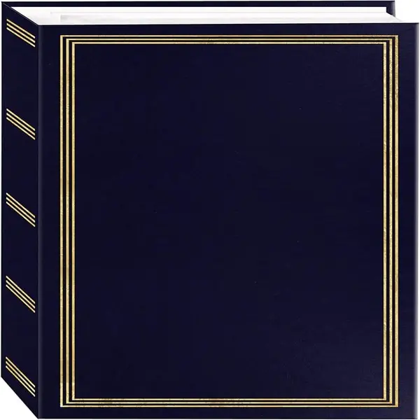 Pioneer Photo Albums STC-504 Navy Blue Photo Album, 504 Pockets 4"x6", 1 Count (Pack of 1) Decor