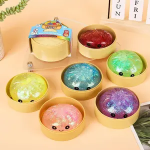 2026 New Dumpling Squishy Mystery Box - Surprise Dumpling Squishy, Rare Dumplings Bun Stress Relief Fidget Set, Random Colors (6 Packs)