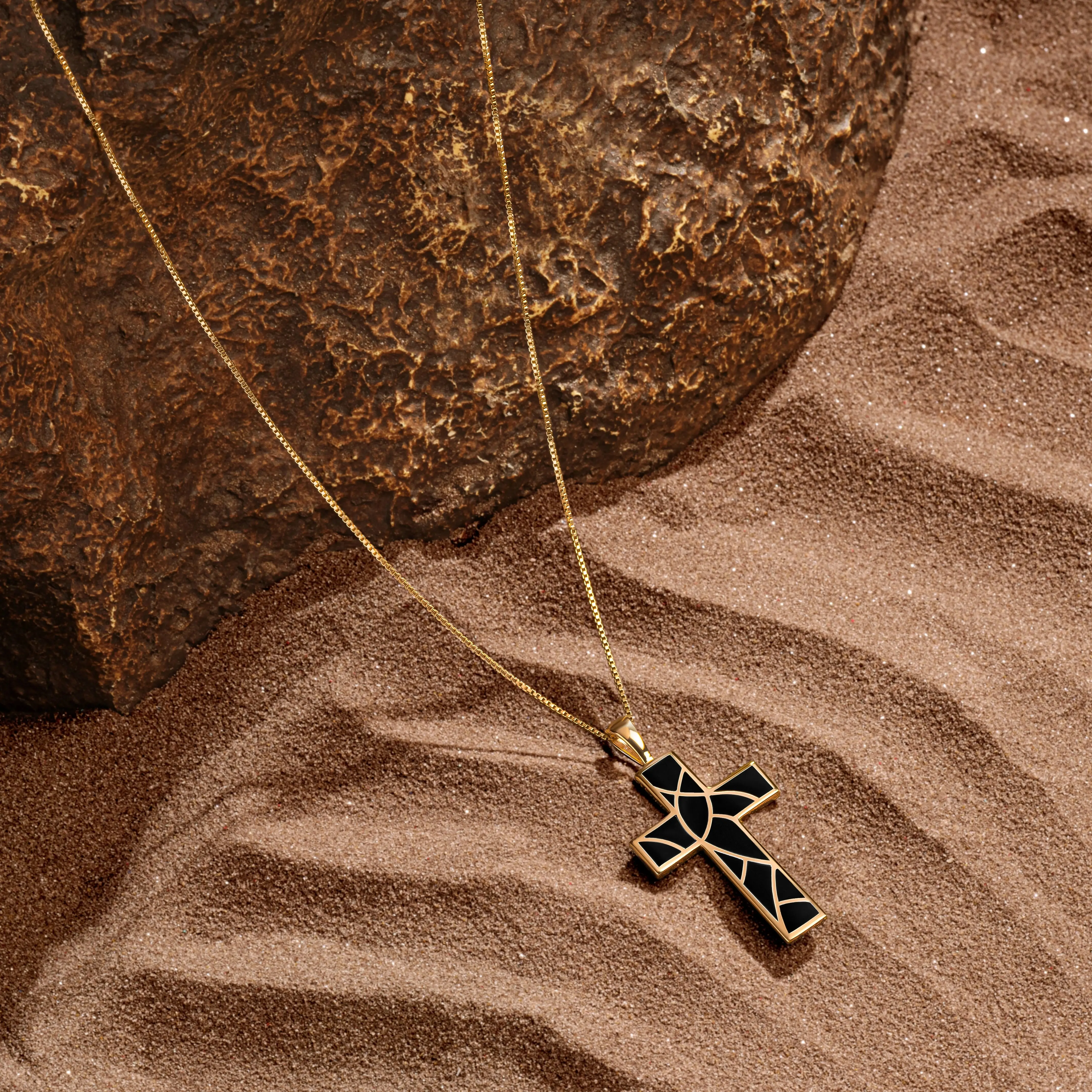 Miraculous Faith Cross Pendant Necklace