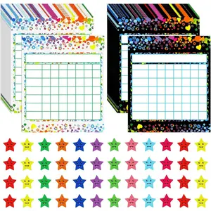 80 Pack Reward Chart for , Incentive Chart Behavior Chart for  at Home, 2 Designs with 2160  Sticker,  Chore Chart, Sticker Chart for  Behavior