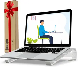 Laptop Stand for Desk,   Laptop Riser, Ventilated Notebook Stand Compatible with MacBook Air Pro,  XPS, , More 11-17.3 Inches Work from