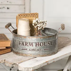 Farm House Local Round Bin Farm House Local Round Bin