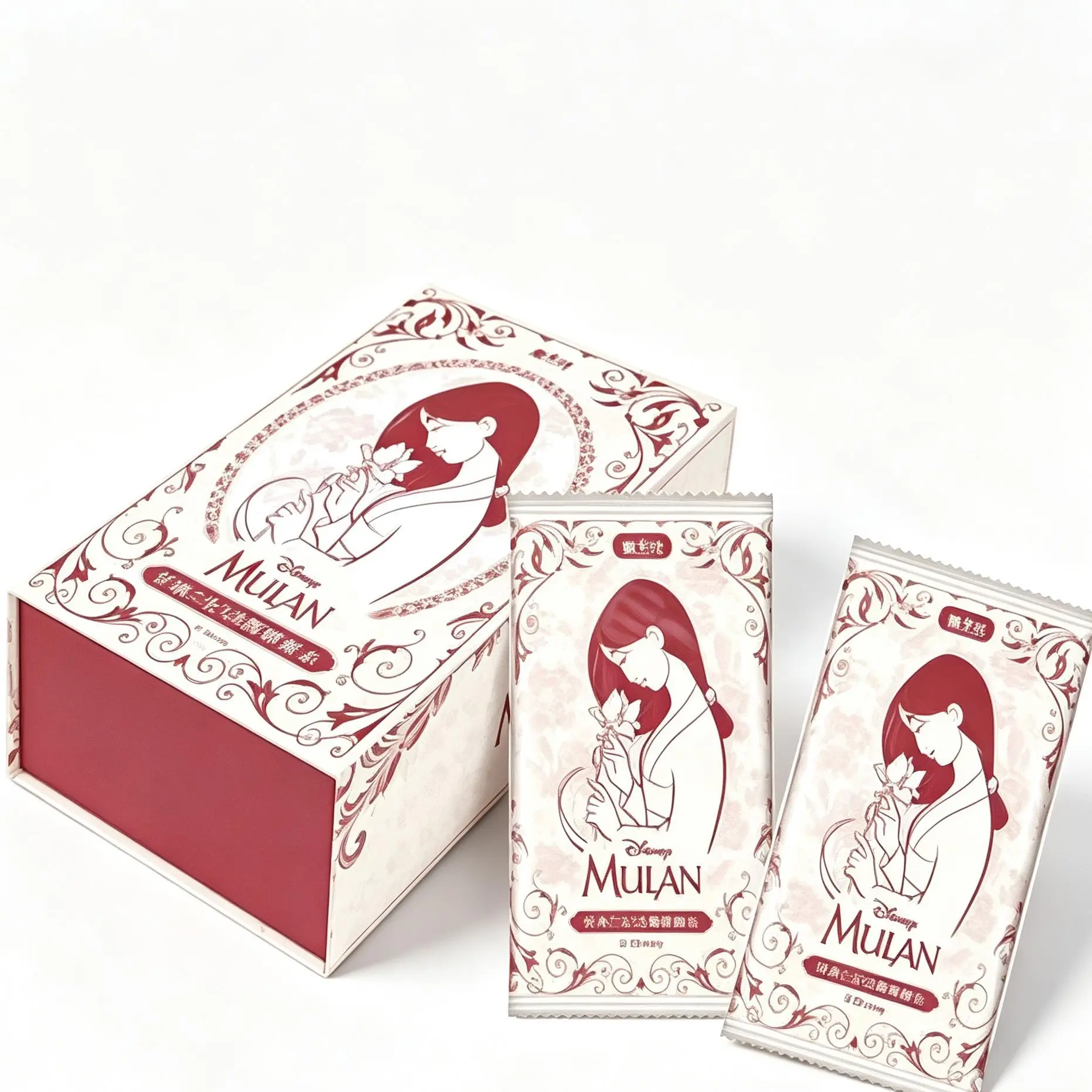 Offical MuLan Disney Princess Collectible Cards,10pcs/box