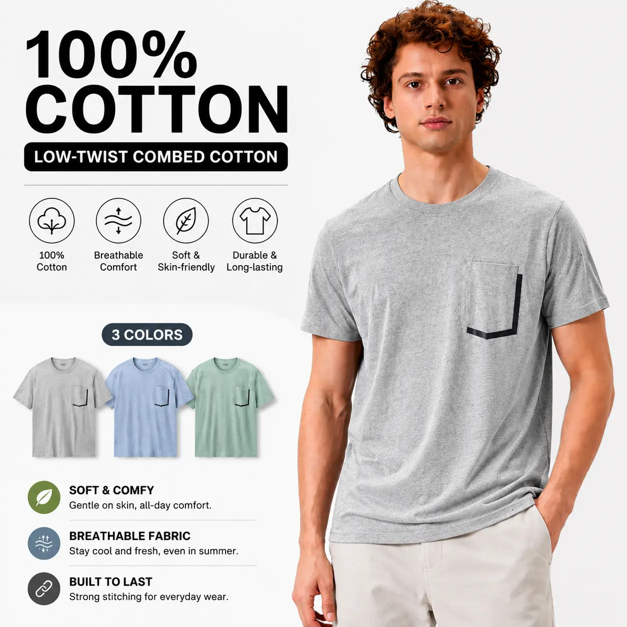 Mega T Shop Men's Short-Sleeve T-Shirts - Casual Menswear Tops for Daily Wear