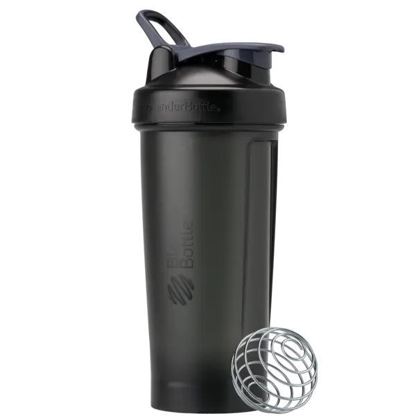 BlenderBottle Classic Shaker Bottle - Protein Shaker and Hydration with BlenderBall Whisk, SpoutGuard, and Leak-Proof