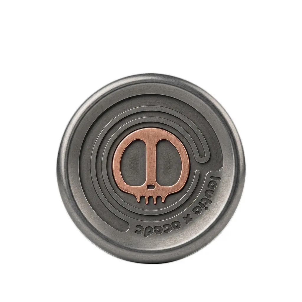 Devil Milk Cap Magnetic Hand Fidget Slider - Premium Stainless Steel Coin Shape Push Coin EDC Toy, Crisp Mechanical Clacking ASMR Tool for Adult ADHD Anxiety Relief Products, Decompression Gift
