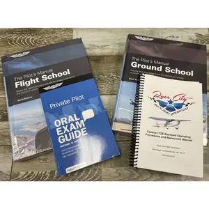 Pilot's Manual Flight & Ground School Kit - Private Pilot Training Books with Oral Exam Guide & Cessna 172S/152 Manual