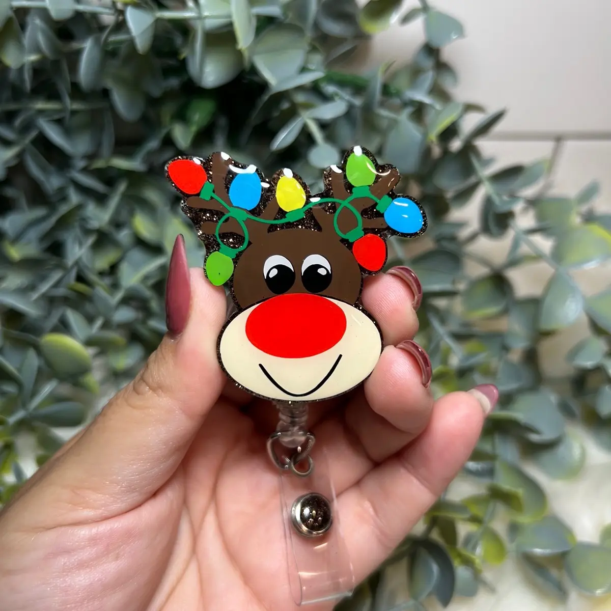 Reindeer Badge Reel