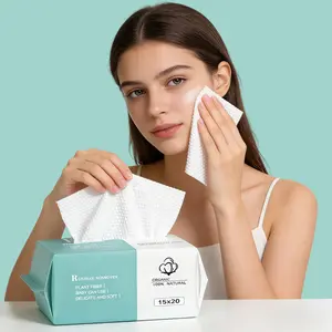 Face Towels,1/2/4packs Disposable Face Towel, Face Towelettes Soft Gentle Makeup Remover Dry Wipes, Thick Face Towel for Sensitive Skin