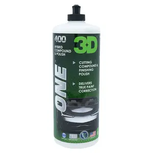 3D ONE Hybrid Compound & Polish One Step 32oz Car Paint Polishing Car Paint Repair