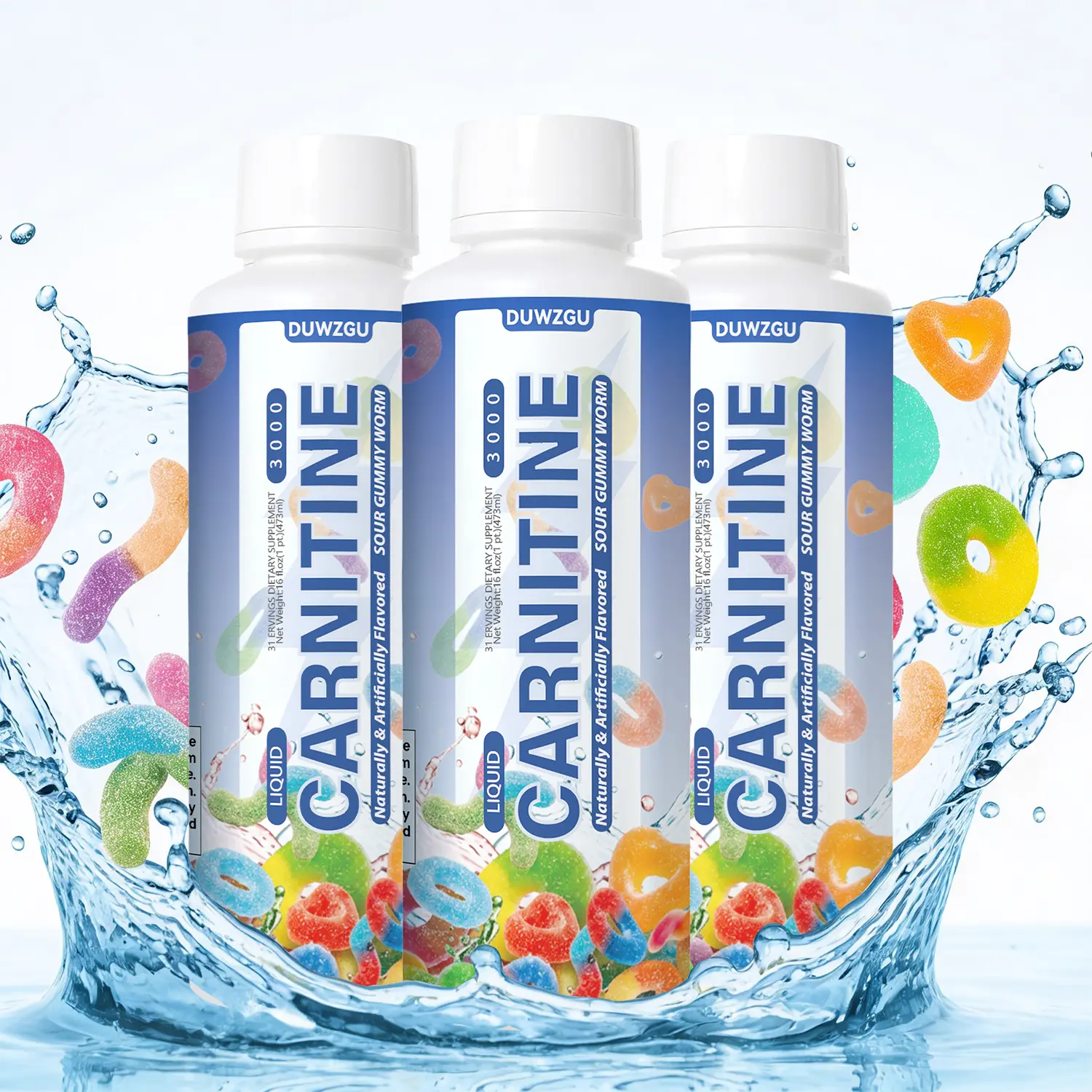 Carnitine 3000 Liquid Supplement for Energy and Recovery Support Dietary Supplement Lean Muscle Booster Pre Workout