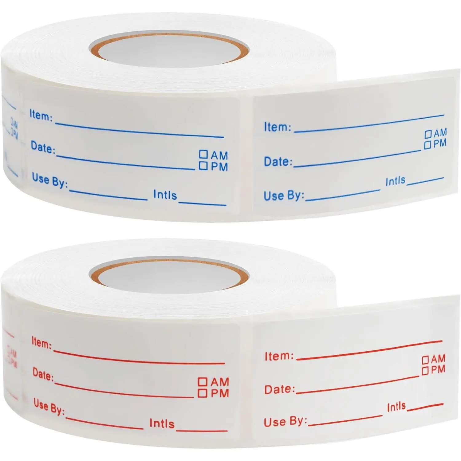 1000-Count Blank Removable Freezer Labels, 2 Rolls 1x2 Inch Storage Stickers for Containers, Freezer & Refrigerator (Office Stationery Supplies), Blank Stickers