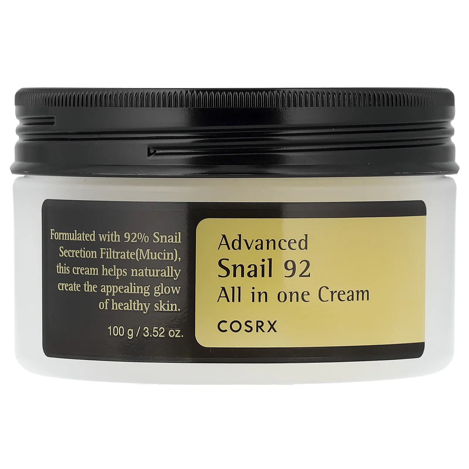 CosRx Advanced Snail 92, All in One Cream, 3.52 oz (100 g) CosRx Advanced Snail 92, All in One Cream, 3.52 oz (100 g)