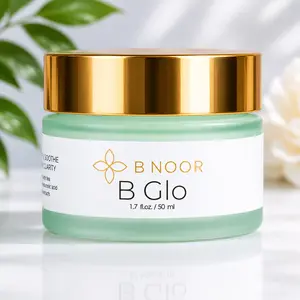 B Glo by B NOOR Hyaluronic & Niacinamide Sophisticated Hydrating Cream 1.7 fl oz 50 ml Lightweight Moisturizer with Bontanicals