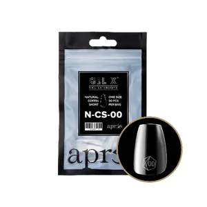 Apres Gel-X Refill Tips 2.0 (50pcs) - Natural Short Coffin