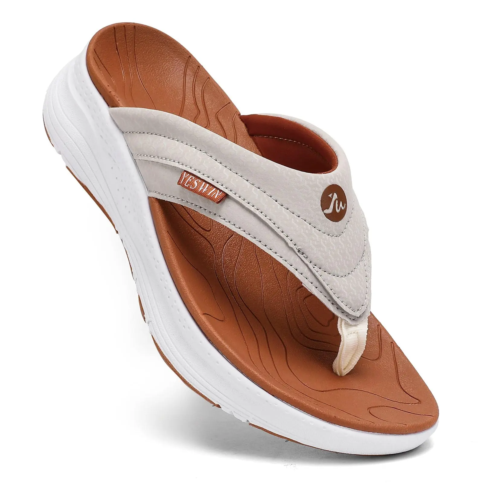 Womens Orthotic Platform Flip Flops Arch Support Comfortable Recovery Sandals Womens Orthotic Platform Flip Flops Arch Support Comfortable Recovery Sandals