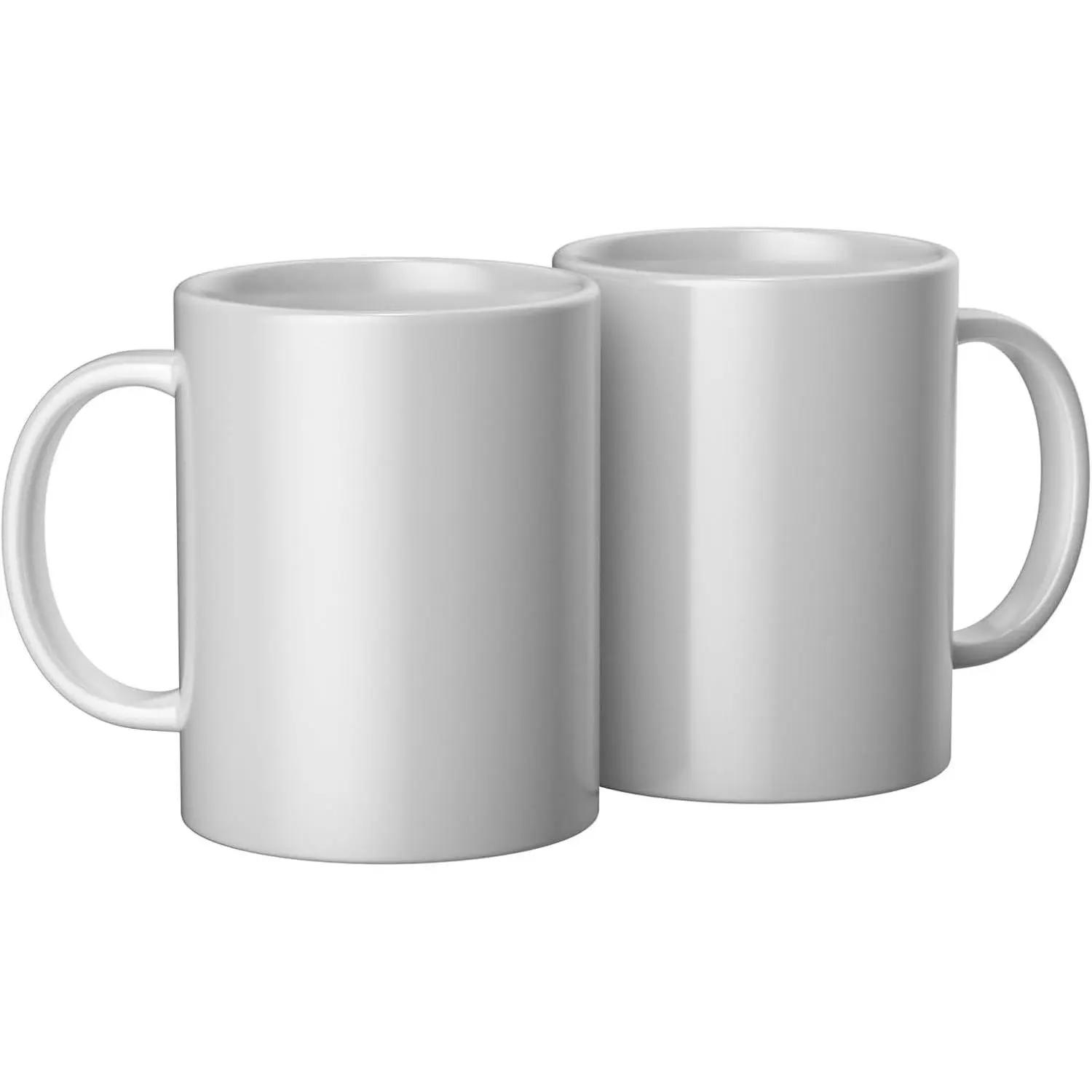 Blank Mug, Ceramic-Coated, Dishwasher & Microwave Safe Mug to Decorate, Cricut Mug Press & Infusible Ink Compatible,15 Oz Sublimation Mug