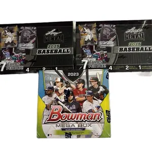 PYT - (2) 25 Leaf Metal Baseball (5 autos) each - 23 bowman chrome Mega Box