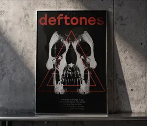 Deftones "White Pony" Era Inspired Poster - Dark Aesthetic Music Merch