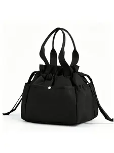 Large Capacity Insulated Lunch Bag, Waterproof Leakproof Drawstring Cooler Tote, Reusable Easy-to-Clean Picnic Bag, Thermal Lunch Box Carrier for Work, School, Outdoor & Travel, Multifunctional Insulated Bag, Portable Lunch Cooler, Reusable Lunch Bags