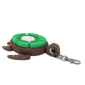 Fruit Turtle Fidget Clickers - Eco-Friendly 3D Printed Toy with Interactive Design, Lightweight & Durable, Handcrafted, Fun Stress Relief Accessory