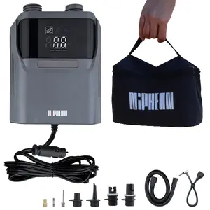 Niphean Paddle Board Electric Pump with Built-in-Battery, 50 PSI Rechargeable Air Pump for Inflatables, SUP Pump Auto-Off Inflation & Deflation, Air Inflator for Car Tires Accessories, Balloon, Tent