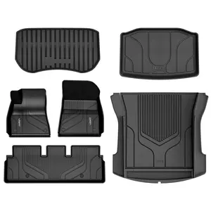Lasfit fit For 2022-2023 Tesla Model 3 Floor Mats TPE Material 1st & 2nd or Cargo Custom All Weather