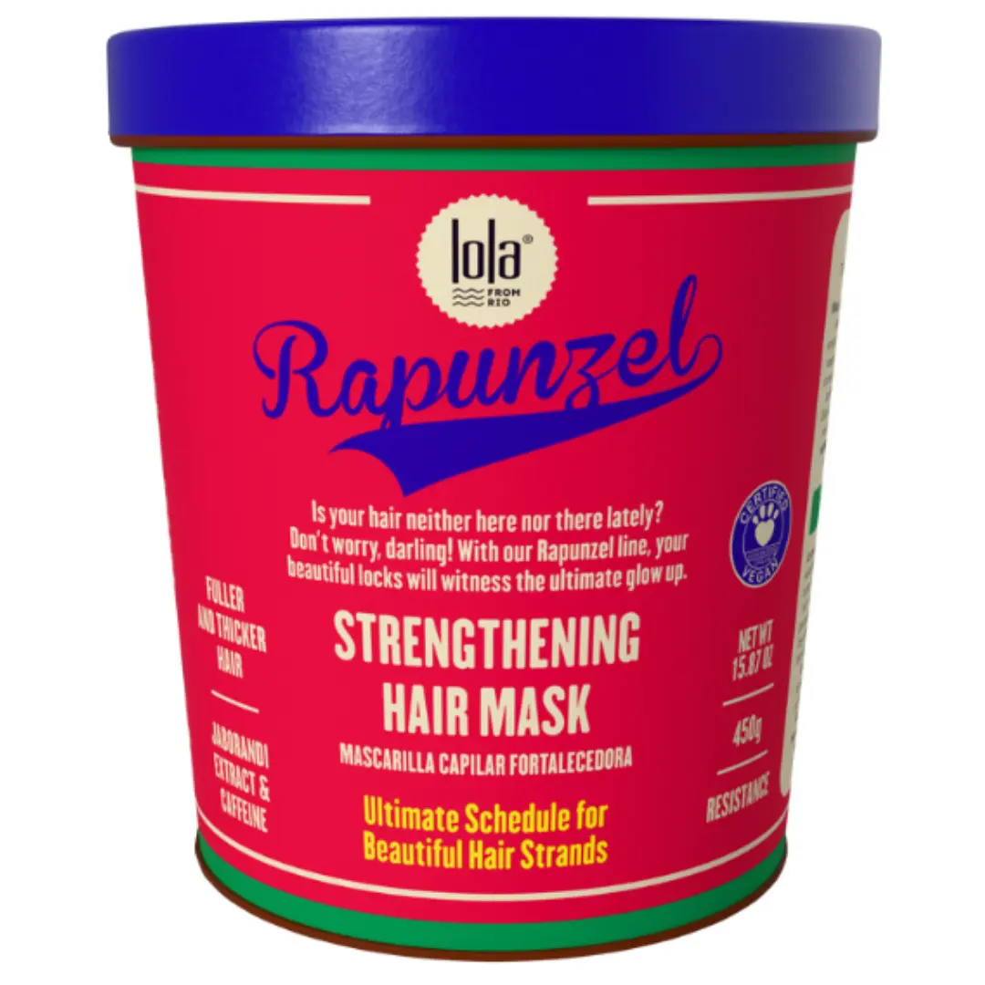 Lola From Rio - Rapunzel Strengthening Hair Mask, Restores Shine, For All Hair Types, 15.87 Fl Oz