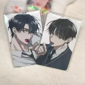 2 Pcs/set The Hunter Wants A Quiet Life Anime Lomo Card 3inch HD Photocard for Fans Friends Collection Cosplay Gift